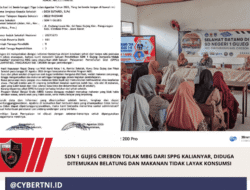 SDN 1 Gujeg Cirebon Tolak MBG dari SPPG Kalianyar, Diduga Ditemukan Belatung dan Makanan Tidak Layak Konsumsi