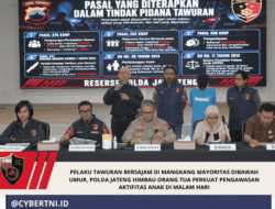 Pelaku Tawuran Bersajam di Mangkang Mayoritas Dibawah Umur, Polda Jateng Himbau Orang Tua Perkuat Pengawasan Aktifitas Anak di Malam Hari