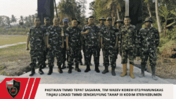 PASTIKAN TMMD TEPAT SASARAN, TIM WASEV KOREM 072/PAMUNGKAS TINJAU LOKASI TMMD SENGKUYUNG TAHAP III KODIM 0709/KEBUMEN
