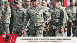 Dankodiklatad Hadiri Apel Dansat, Kasad Tekankan Kesiapan Operasional dan Profesionalisme Prajurit
