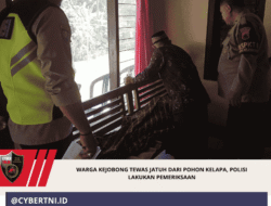 Warga Kejobong Tewas Jatuh dari Pohon Kelapa, Polisi Lakukan Pemeriksaan