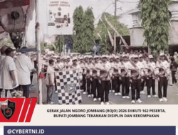 Gerak Jalan Ngoro Jombang (ROJO) 2026 Diikuti 162 Peserta, Bupati Jombang Tekankan Disiplin dan Kekompakan