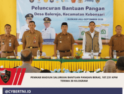 Pemkab Madiun Salurkan Bantuan Pangan Beras, 107.231 KPM Terima 30 Kilogram