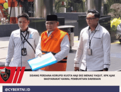 Sidang Perdana Korupsi Kuota Haji Eks Menag Yaqut, KPK Ajak Masyarakat Kawal Pembuktian Dakwaan