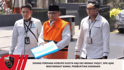 Sidang Perdana Korupsi Kuota Haji Eks Menag Yaqut, KPK Ajak Masyarakat Kawal Pembuktian Dakwaan