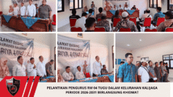 Pelantikan Pengurus RW 04 Tugu Dalam Kelurahan Kalijaga Periode 2026-2031 Berlangsung Khidmat
