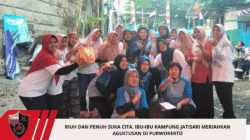 Riuh dan Penuh Suka Cita, Ibu-ibu Kampung Jatisari Meriahkan Agustusan di Purwokerto
