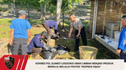 Kombes Pol Slamet Loesiono Ubah Limbah Menjadi Produk Bernilai melalui Proyek “EKSPRESI HIJAU”
