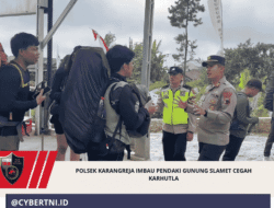 Polsek Karangreja Imbau Pendaki Gunung Slamet Cegah Karhutla