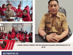 Lomba Cerdas Cermat PKK Kelurahan Kalijaga Meriahkan HUT RI Ke-81