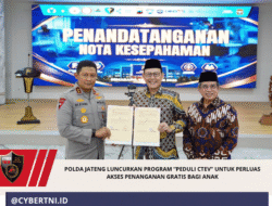 Polda Jateng Luncurkan Program “Peduli CTEV” untuk Perluas Akses Penanganan Gratis bagi Anak