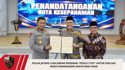 Polda Jateng Luncurkan Program “Peduli CTEV” untuk Perluas Akses Penanganan Gratis bagi Anak