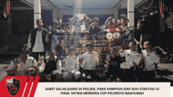 Sabet Gelar Juara Di Polsek, Para Kampiun Siap Adu Strategi Di Final Satria Merdeka Cup Polresta Banyumas