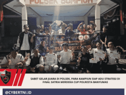 Sabet Gelar Juara Di Polsek, Para Kampiun Siap Adu Strategi Di Final Satria Merdeka Cup Polresta Banyumas