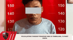 Polda Jateng Tangkap Pengedar Sabu di Tembalang, 15 Paket Disita