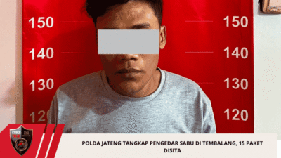 Polda Jateng Tangkap Pengedar Sabu di Tembalang, 15 Paket Disita