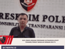 Gus Leman Undang Ferdinand Hutahaean & Rudy Yohanes,Terkait Masalah Dengan Edis TV
