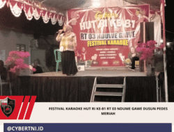 Festival Karaoke HUT RI ke-81 RT 03 Nduwe Gawe Dusun Pedes Meriah