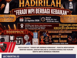 Pesta Rakyat “FERADI WPI BERBAGI KEBAIKAN”, Panitia menyiapkan Banyak Hadiah, Santap Malam & Layanan Konsultasi Hukum Gratis Serta Berbagai Hiburan 