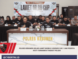Polres Kebumen Gelar Lawet Mobile Legends Cup; 1.040 Peserta Ikuti Turnamen Tingkat Polsek