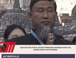 Dari SHU Kios Pupuk, Petani Purwosari Hadirkan Depot Air Minum Gratis untuk Warga