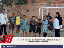 DPD J.P.K.P. Ogan Ilir Gelar Lomba Futsal, Dorong Generasi Muda Gemar Berolahraga