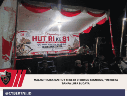 Malam Tirakatan HUT RI ke-81 di Dusun Kembeng, “Merdeka Tanpa Lupa Budaya