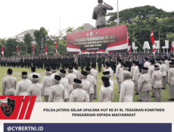Polda Jateng Gelar Upacara HUT ke-81 RI, Tegaskan Komitmen Pengabdian kepada Masyarakat