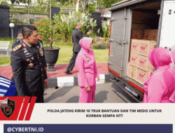 Polda Jateng Kirim 10 Truk Bantuan dan Tim Medis untuk Korban Gempa NTT