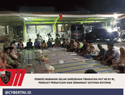 Pemdes Babakan Gelar Saresehan Tirakatan HUT ke-81 RI, Perkuat Persatuan dan Semangat Gotong Royong