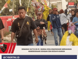 Semarak HUT RI ke-81, Warga Desa Bojongsari Meriahkan Kemerdekaan dengan Seni Budaya Burok