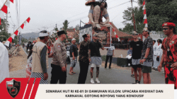 Semarak HUT RI ke-81 di Dawuhan Kulon: Upacara Khidmat dan Karnaval Gotong Royong yang Kondusif