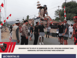 Semarak HUT RI ke-81 di Dawuhan Kulon: Upacara Khidmat dan Karnaval Gotong Royong yang Kondusif