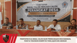 Penetapan Dua Bakal Calon Kaur Perencanaan Desa Babakan, Panitia Tekankan Kompetisi yang Jujur dan Amanah