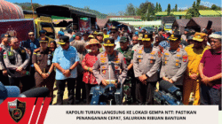 Kapolri Turun Langsung ke Lokasi Gempa NTT: Pastikan Penanganan Cepat, Salurkan Ribuan Bantuan