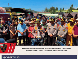Kapolri Turun Langsung ke Lokasi Gempa NTT: Pastikan Penanganan Cepat, Salurkan Ribuan Bantuan