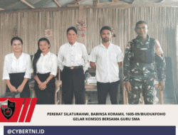 Pererat Silaturahmi, Babinsa Koramil 1605-09/Biudukfoho Gelar Komsos Bersama Guru SMA