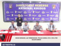 Kedok Bengkel Las Terbongkar, Polda Sumsel Sita 3.150 Liter Solar Subsidi