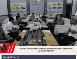 Dandim 0208/Asahan Terima Hangat Kunjungan Silaturahmi Kapolres Asahan