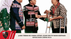 JUARA TERBAIK KE II WANA LESTARI ,LELAKI USIA 78 TAHUN KESETIAAN KEPADA BUMI LERENG WILIS