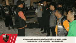 Kebakaran Rumah Diduga Tempat Penyimpanan BBM di Prabumulih, Polisi Amankan Puluhan Drum