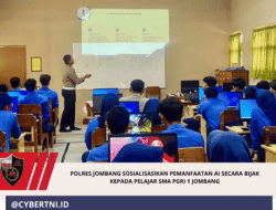 Polres Jombang Sosialisasikan Pemanfaatan AI Secara Bijak kepada Pelajar SMA PGRI 1 Jombang