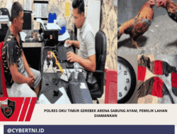 Polres OKU Timur Gerebek Arena Sabung Ayam, Pemilik Lahan Diamankan