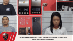 Satres Narkoba Polres Lahat Ungkap Peredaran Ekstasi dan Sabu, Tiga Orang Diamankan