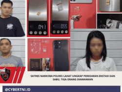 Satres Narkoba Polres Lahat Ungkap Peredaran Ekstasi dan Sabu, Tiga Orang Diamankan