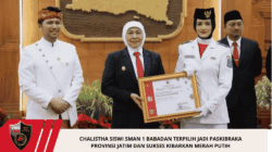 Chalistha Siswi SMAN 1 Babadan Terpilih Jadi Paskibraka Provinsi Jatim dan Sukses Kibarkan Merah Putih