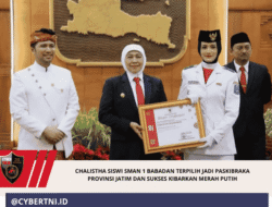 Chalistha Siswi SMAN 1 Babadan Terpilih Jadi Paskibraka Provinsi Jatim dan Sukses Kibarkan Merah Putih