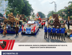 Gebyar Karnaval Budaya Jombang Semarakkan HUT ke-81 RI, Wajah Kota Santri Bergemuruh