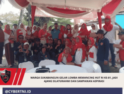Warga Sukabangun Gelar Lomba Memancing HUT RI ke-81, Jadi Ajang Silaturahmi dan Sampaikan Aspirasi