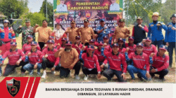 BAHANA BERSAHAJA DI DESA TEGUHAN: 5 RUMAH DIBEDAH, DRAINASE DIBANGUN, 33 LAYANAN HADIR